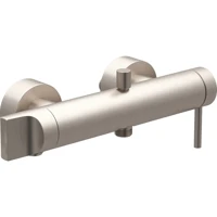 Vitra Origin A4261934 Krom Çiftli Aç Kapa Dereceli Yarı Ankastre Banyo Bataryası Nikel