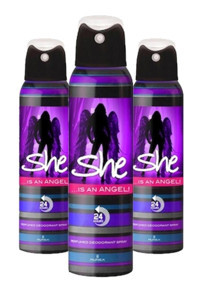 She Angel Sprey Kadın Deodorant 3x150 ml