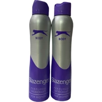 Slazenger Mor Sprey Kadın Deodorant 2x150 ml