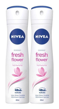 Nivea Sprey Kadın Deodorant 2x150 ml