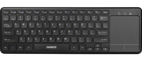 Everest EKW-155 Türkçe Q Bluetooth Kablosuz Siyah Normal Klavye