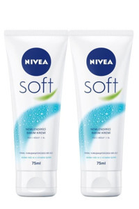 Nivea Soft Kuru Ciltler Organik Parfümsüz El Kremi 2x75 ml