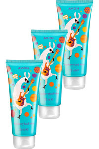 Avon Lama Dude Naturals Çilekli Kuru Ciltler Organik Vegan Parfümsüz El Kremi 3x75 ml