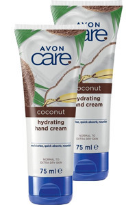 Avon Care Hindistan Cevizli Kuru Ciltler Organik Parfümlü El Kremi 2x75 ml