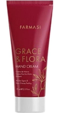 Farmasi Grace Flora Kuru Ciltler Organik Vegan Parfümsüz El Kremi 75 ml