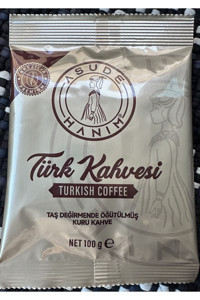 Asude Hanım Sade Orta Kavrulmuş Türk Kahvesi 5x100 gr