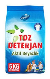 Çiçeğim Beyazlar İçin 30 Yıkama Toz Deterjan 5 kg