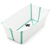 Stokke Flexibath V2 Turkuaz Katlanır Bebek Küveti