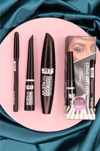 Makeup Time 3 In 1 Uzunluk Veren Suya Dayanıklı Siyah Maskara