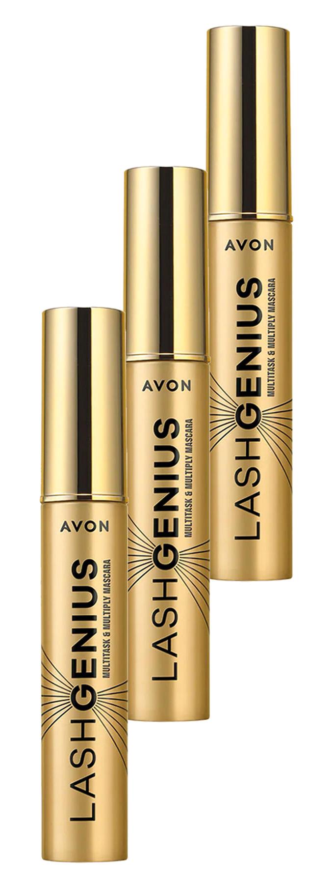 Avon True Lash Genius Uzunluk Veren Blackest Black Maskara 3'lü