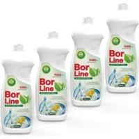 Borline Limon Kokulu El Bulaşık Deterjanı 4x650 ml