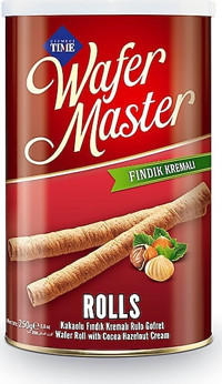 Çizmeci Time Wafer Master Fındık Kremalı Gofret 250 gr
