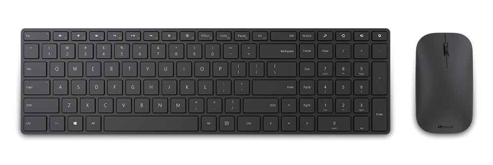 Microsoft 7N9-00017 Ergonomik Siyah Kablosuz Klavye Mouse Seti