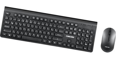 Concord C-69 Siyah Kablosuz Klavye Mouse Seti