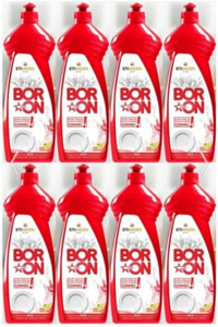 Boron Limon Kokulu El Bulaşık Deterjanı 8x650 ml