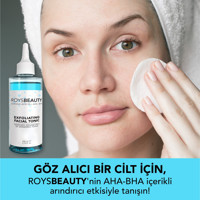 Roys Beauty Glycolic Acid 5% Tüm Ciltler İçin Aha+Bha Gözenek Sıkılaştırıcı Yüz Temizleyici Tonik 200 ml