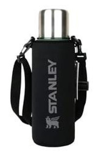 Stanley Adventure Çelik 1 lt Matara Termos Siyah