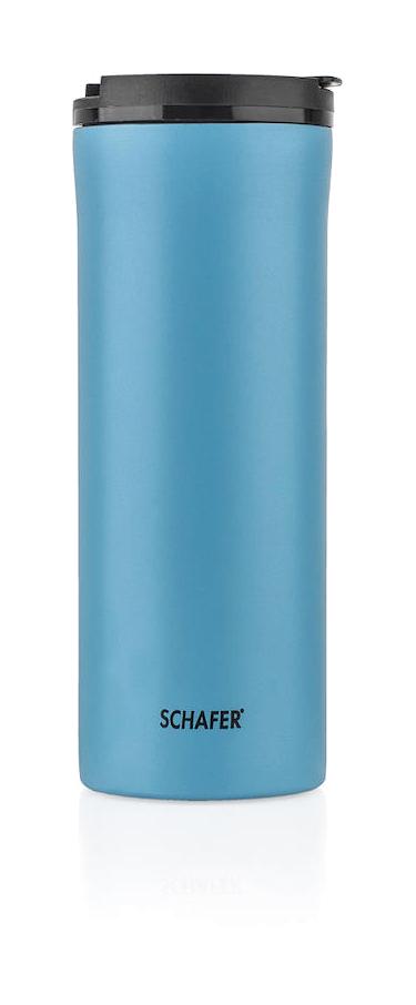 Schafer Iron Man Çelik 400 ml Bardak Termos Mavi