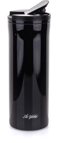 Aryıldız Totem Çelik 400 ml Bardak Termos Siyah
