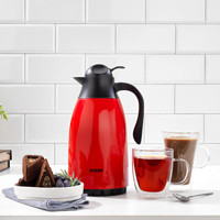 Schafer Kitchenhouse Çelik 1.3 lt Çaydanlık Termos Kırmızı