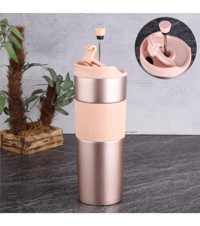 Tohana 75223 Çelik 500 ml Bardak Termos Rose Gold
