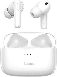 Baseus Sımu S2 Kulak İçi Kablosuz Bluetooth Kulaklık Beyaz