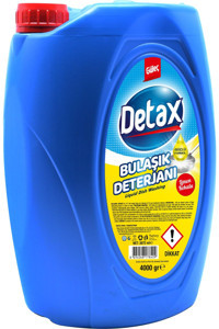 Detax Limon Kokulu El Bulaşık Deterjanı 4 lt