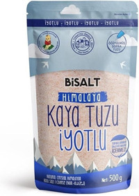 Biostore İyotlu Kristal Himalaya Tuzu Paket 500 gr