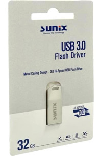 Sunix Mini USB 3.0 32 GB Flash Bellek Gri