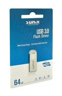 Sunix USB 3.0 Type-A 64 GB Flash Bellek Gümüş
