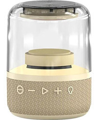 Global Q5 Bluetooth Hoparlör Krem Siyah