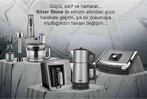 Fakir Silverstone 4'lü Elektronik Çeyiz Seti Gri