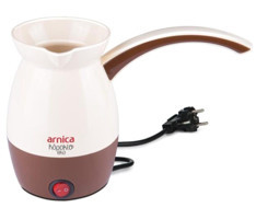 Arnica Köpüklü Eko 800 W 4 Fincan Kapasiteli Plastik Elektrikli Cezve Bej