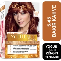 L'Oréal Paris 5.45 Bakır Kahve Krem Saç Boyası 48 ml