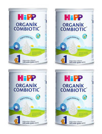 Hipp Organik İnek Sütü Laktozlu 4'lü 350 gr
