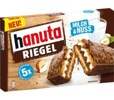 Hanuta Riegel Milch & Nuss Sütlü Çikolatalı Gofret 34.5 gr