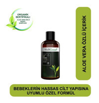 Wellgreen Göz Yakmayan Hipoalerjenik Hassas Ciltler İçin Aloe Veralı Bebek Şampuanı 250 ml