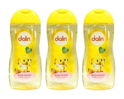 Dalin Kolay Tarama Hipoalerjenik Hassas Ciltler İçin Badem Özlü Bebek Şampuanı 3x200 ml
