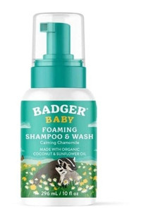 Badger Hassas Ciltler İçin Papatya Özlü Bebek Şampuanı 300 ml