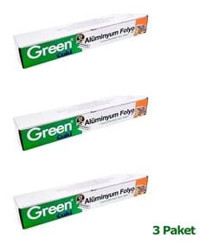 Green Cuki 3x100 m Alüminyum Folyo