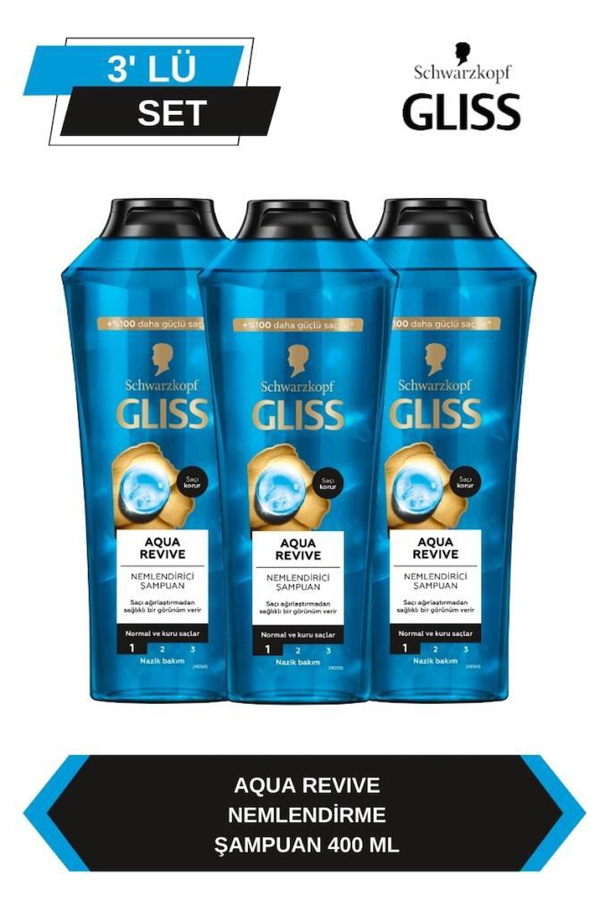 Gliss Aqua Revive Arındırıcı Tüm Saçlar İçin Sade Standart Unisex Şampuanı