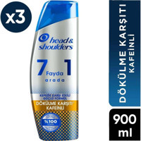 Head & Shoulders 7 Fayda 1 Arada Saç Dökülmesine Karşı Tüm Saçlar İçin Kafeinli Standart Unisex Şampuanı