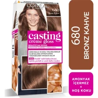 L'Oréal Paris 680 Bronz Kahve Amonyaksız Krem Saç Boyası 48 ml