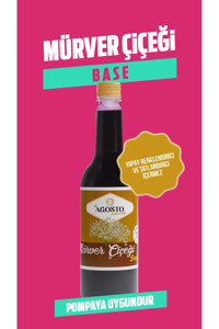 Agosto Mürver Çiçeği Aromalı Kahve Şurubu 6x750 ml
