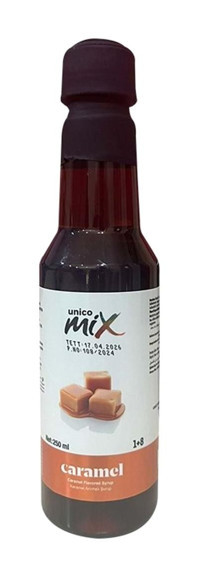 Unicomix Karamel Aromalı Kahve Şurubu 250 ml