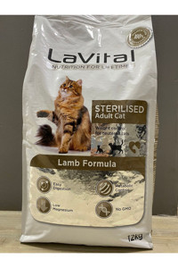 La Vital Kuzu Etli Yetişkin Kuru Kedi Maması 12 kg