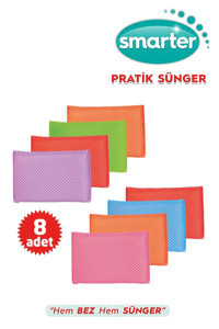 Smarter Sihirli 8'li Bulaşık Süngeri