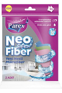 Parex Neo Fiber 2'li Mikrofiber Temizlik Bezi