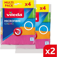 Vileda Colors 2x4'lü Mikrofiber Temizlik Bezi