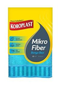 Koroplast 2'li Mikrofiber Temizlik Bezi Mavi